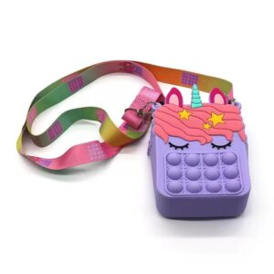 按压硅胶斜挎包