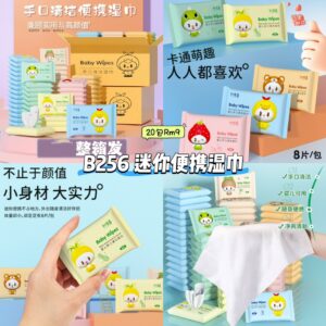 B256 迷你湿巾 （20包）