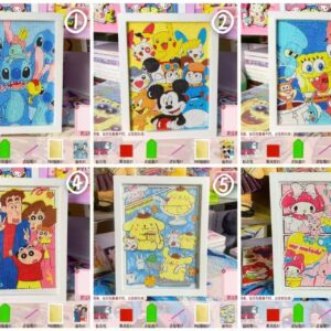 卡通钻石画（1副）**款式自行备注