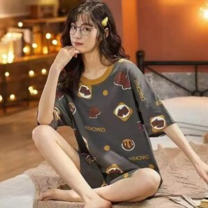 可爱饼干饼干睡衣套装（1套）