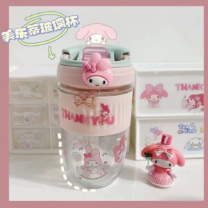 可爱玻璃咖啡杯