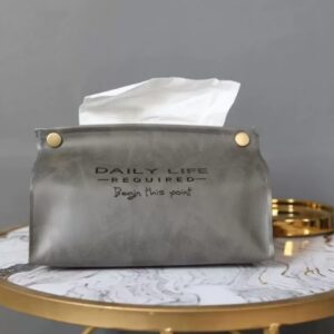 创意皮革纸巾盒