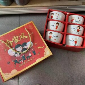 合家欢陶瓷碗（1套6个）