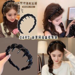 G482 碎发闪钻蓬松发箍 (1个）
