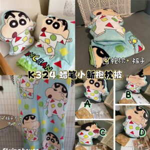 K324 蜡笔小新抱枕被