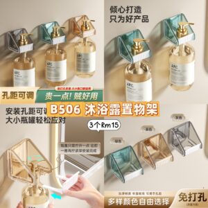 B506 沐浴露置物架(1个-绿色）