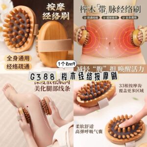 G388 榉木经络按摩刷