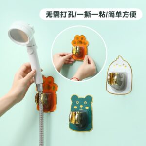 P215免打孔花洒支架 (1个）（绿色）