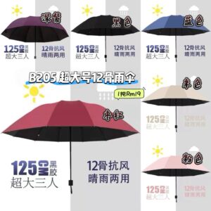 B205 超大号12骨雨伞