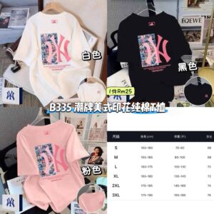 B335 潮牌美式印花纯棉T恤