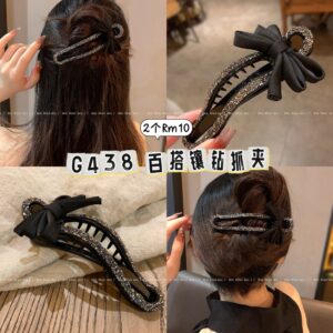 G438 百搭镶钻抓夹 （2个）