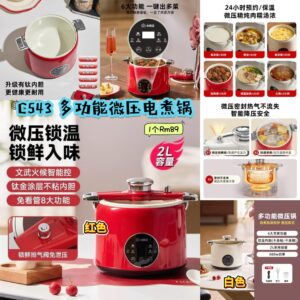 C543 多功能微压电煮锅