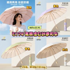 E174 高颜值自动遮阳伞
